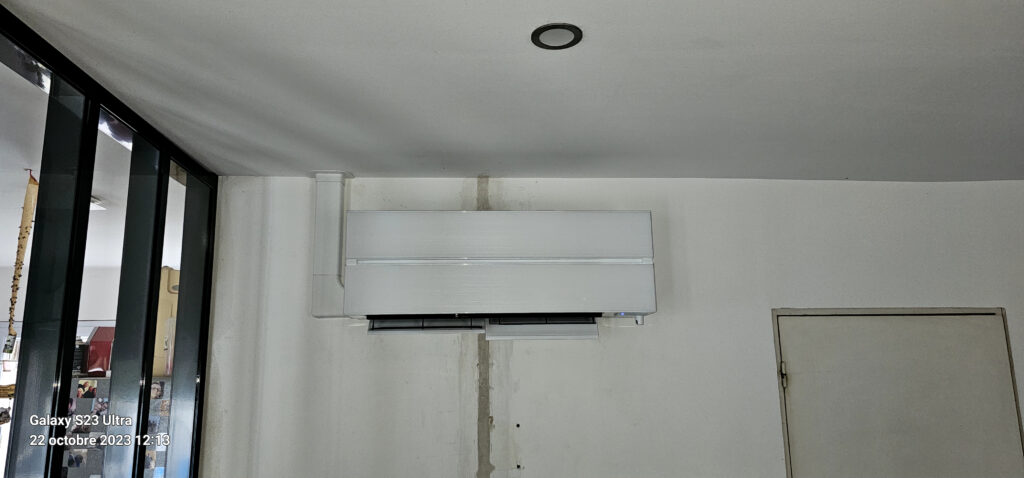 Installation d'une Pac air/air climatisation